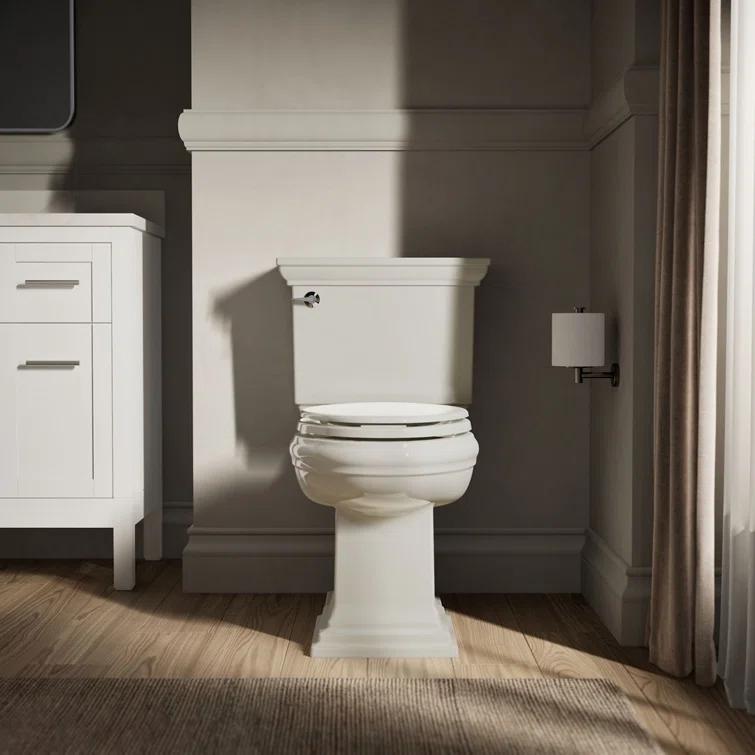 Stonewood Compression-Molded Wood Toilet Seat with Color-Matched Plastic Hinges