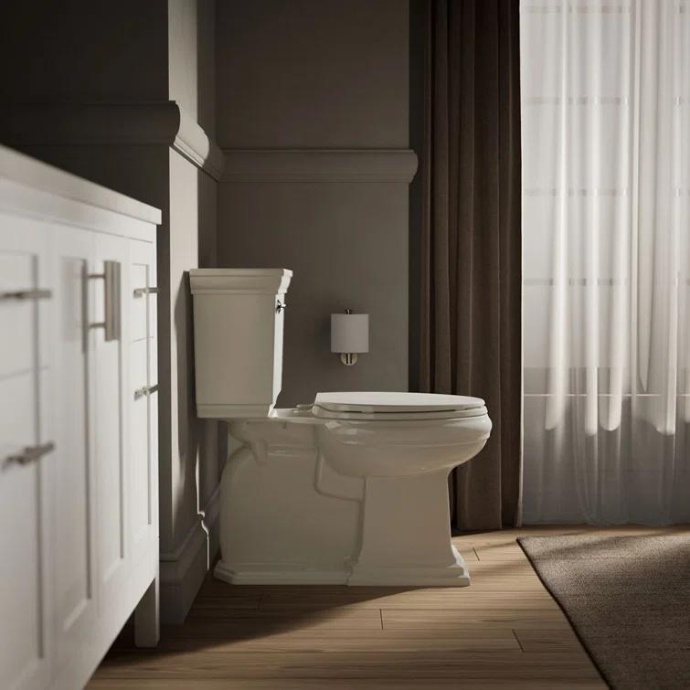 Kohler Brevia Quiet-Close Toilet Seat with Grip-Tight Bumpers and Quick-Attach Hardware