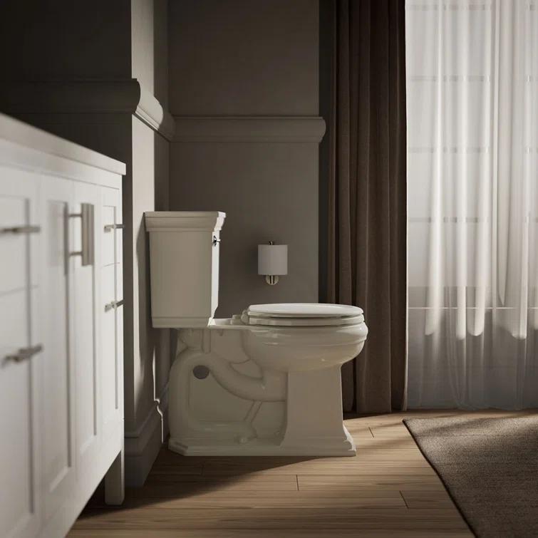 Stonewood Quiet-Close Compression-Molded Wood Toilet Seat