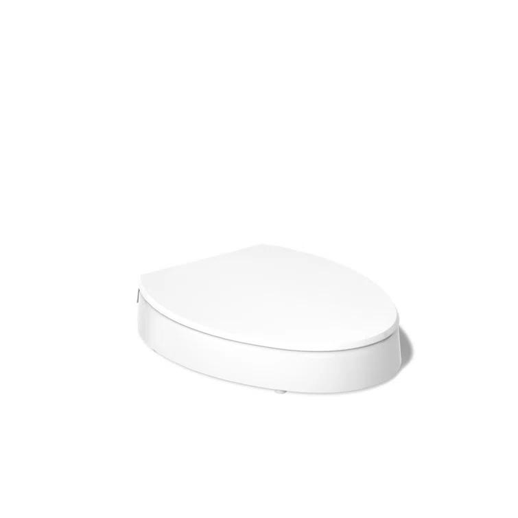 Hyten Elevated Toilet Seat with Quiet-Close Lid and Seat and Grip-Tight Bumpers