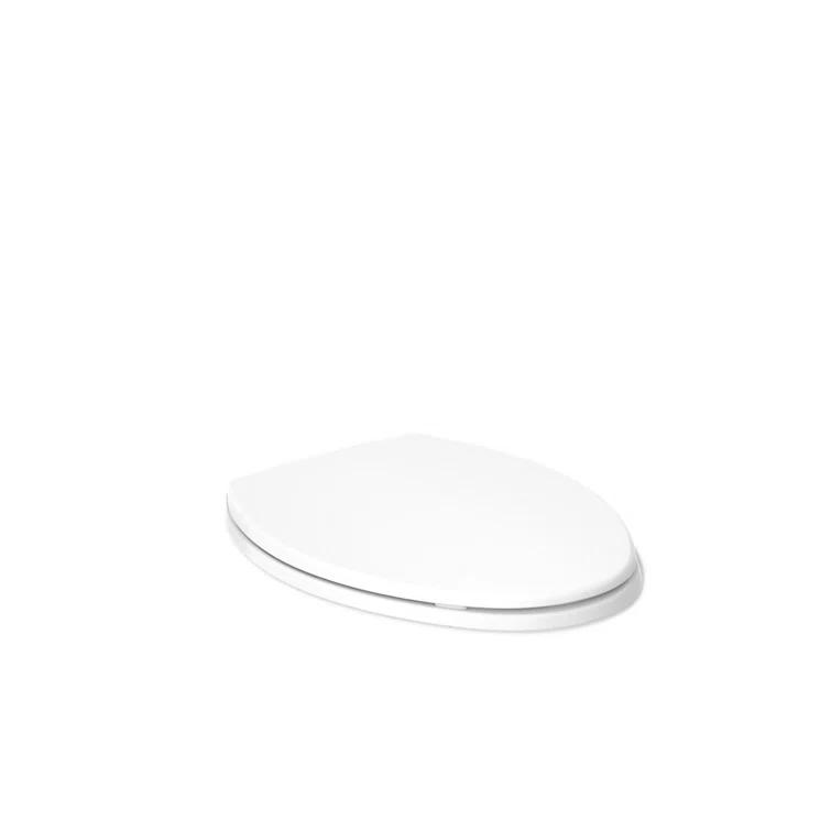 Kohler Brevia Quiet-Close Toilet Seat with Grip-Tight Bumpers and Quick-Attach Hardware