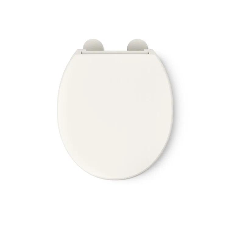 Hyten Elevated Toilet Seat with Quiet-Close Lid and Seat and Grip-Tight Bumpers