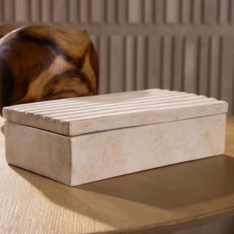 Terrazas Box by Arteriors - Natural