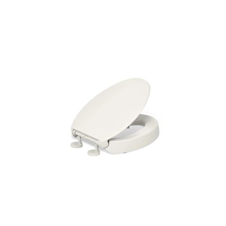 Hyten Elevated Toilet Seat with Quiet-Close Lid and Seat and Grip-Tight Bumpers