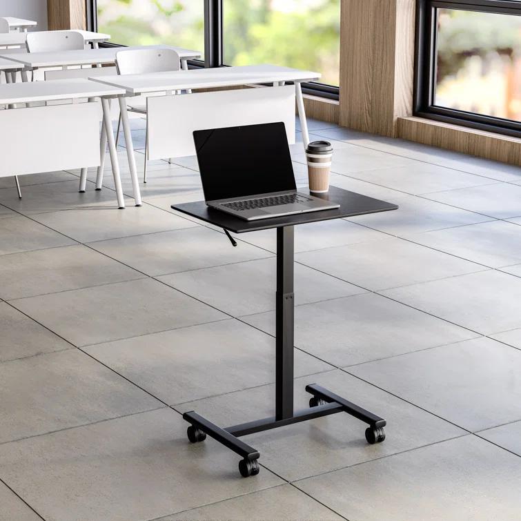 airLIFT® 25.6" Adjustable Height Mobile Rolling Laptop Cart Desk