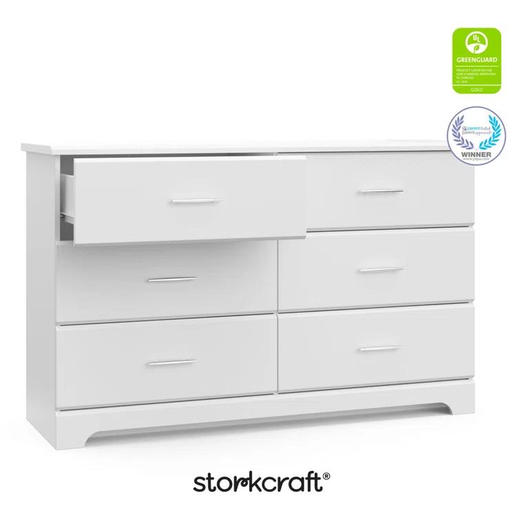 Brookside 6 Drawer Double Dresser