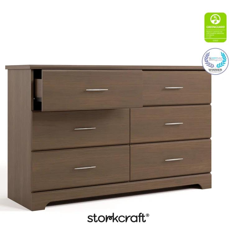 Brookside 6 Drawer Double Dresser