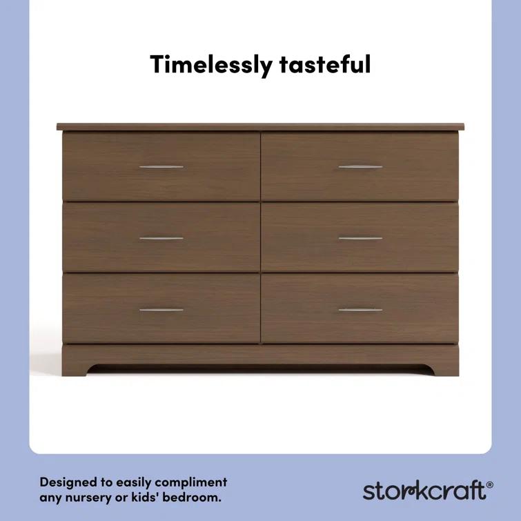 Brookside 6 Drawer Double Dresser