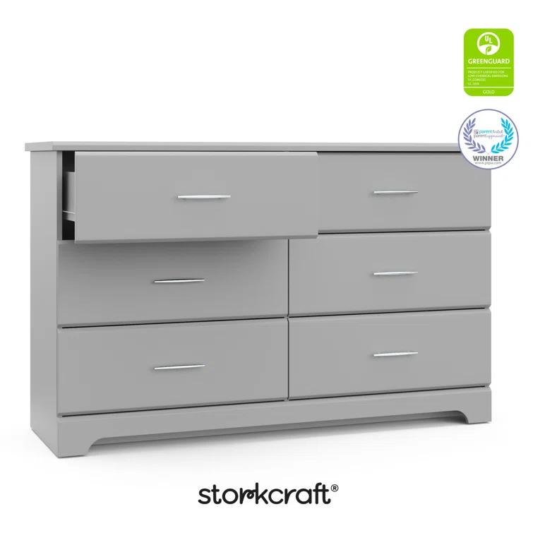 Brookside 6 Drawer Double Dresser