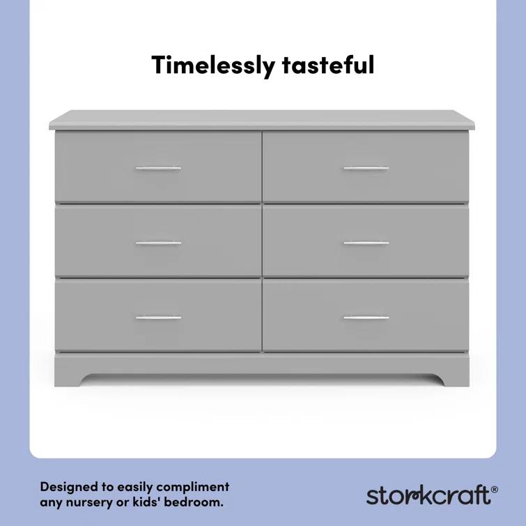 Brookside 6 Drawer Double Dresser