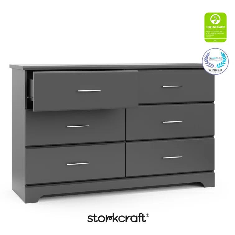 Brookside 6 Drawer Double Dresser