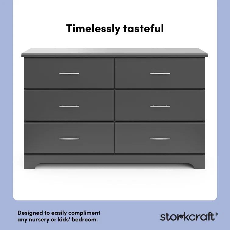 Brookside 6 Drawer Double Dresser