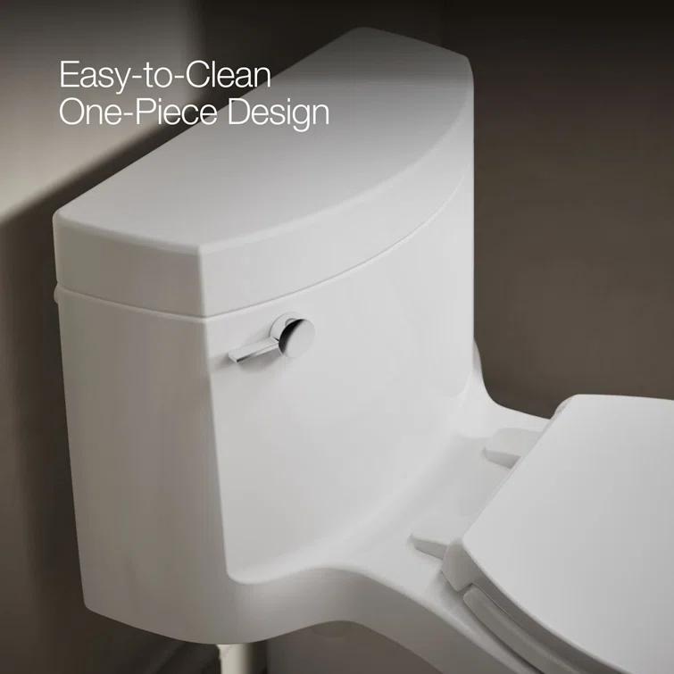 Cimarron® 1.28 GPF Water Efficient Elongated One-Piece toilet (Seat Included)