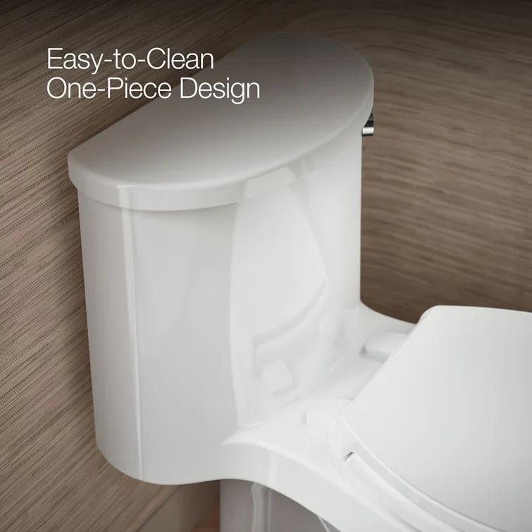 Adair 1.28 GPF Water Efficient Elongated One-Piece toilet (Seat Included)
