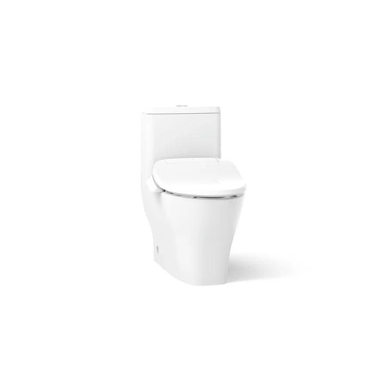 Kohler Spacity One-Piece Compact Elongated Toilet With Skirted Trapway, 1.28 Gpf K28020-0