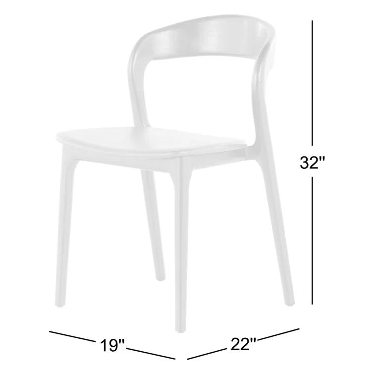 Sonoma Butterscotch Leather Side Chair with Solid Ash Frame