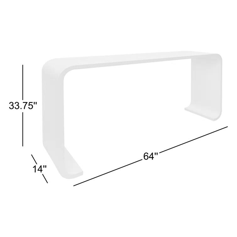 Hooker Furniture Serenity 64'' Solid Wood Top Console Table