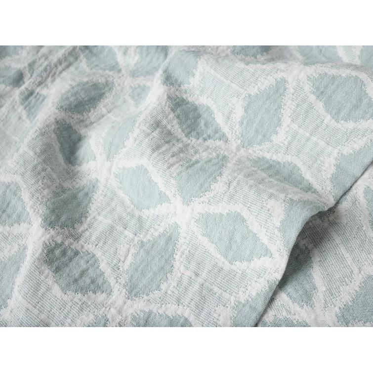 Coyuchi Palomar Organic Jacquard Throw Blanket
