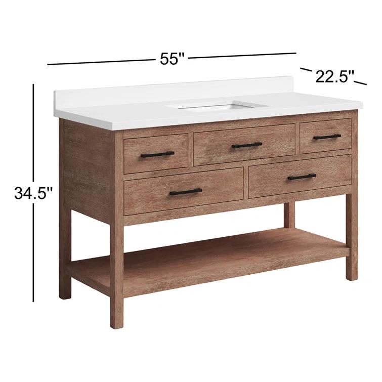 Betty 55'' Single Bathroom Vanity