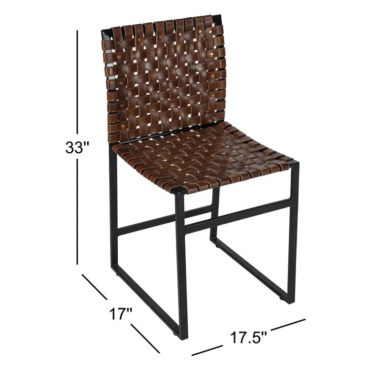 Augusta Genuine Leather Dining Chair