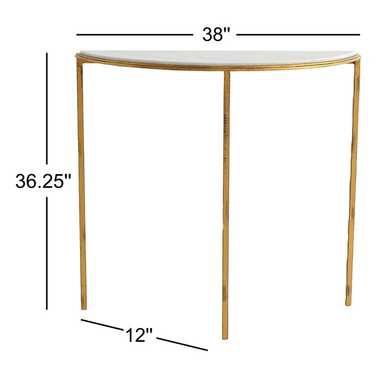 Hammered Gold Console