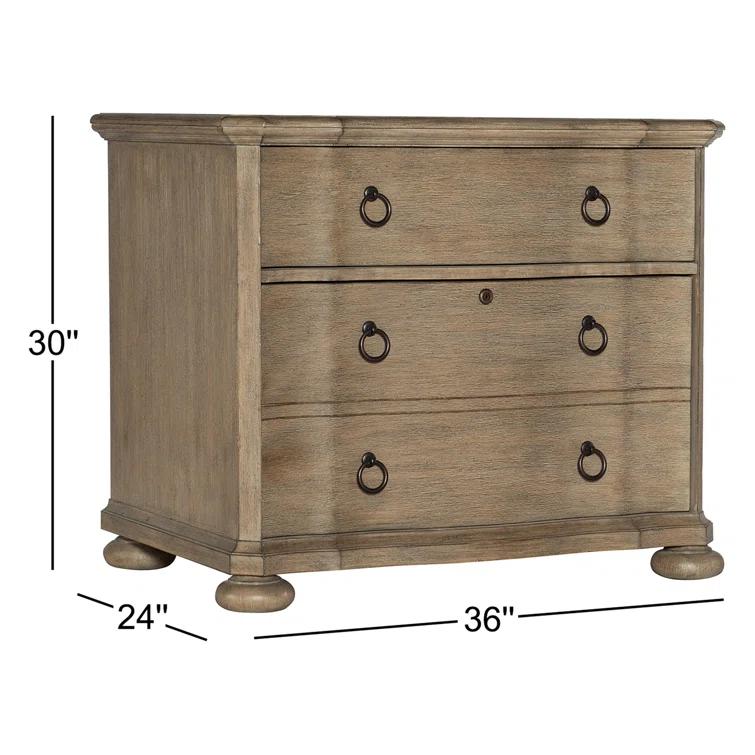 Corsica 36'' Wide 2 -Drawer File Cabinet
