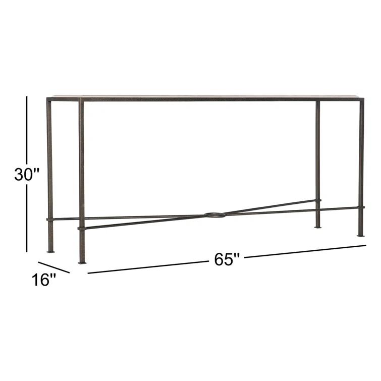 Hooker Furniture 65'' Stone Top Console Table