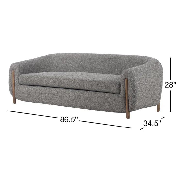 Amaryllis 87'' Upholstered Sofa