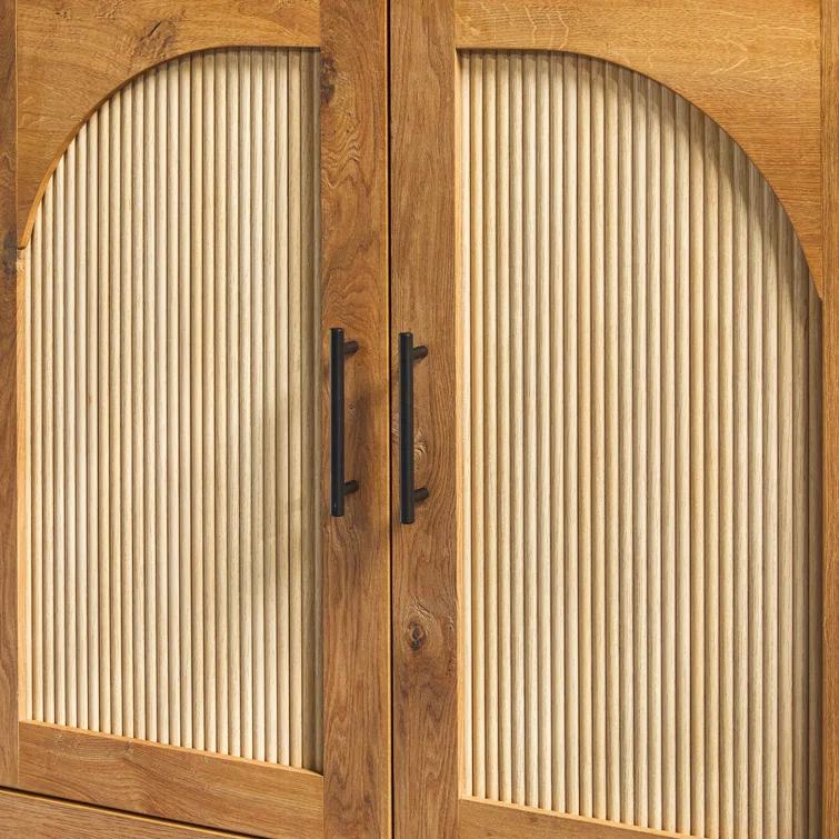 Eilisha Modern Reeded Sideboard with Arched Doors