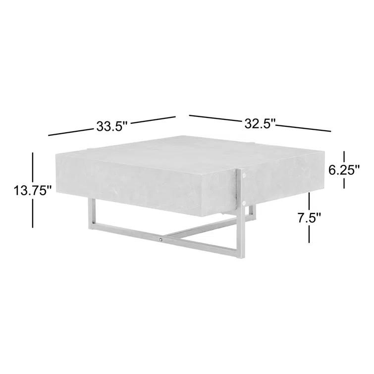 Alain Square Coffee Table