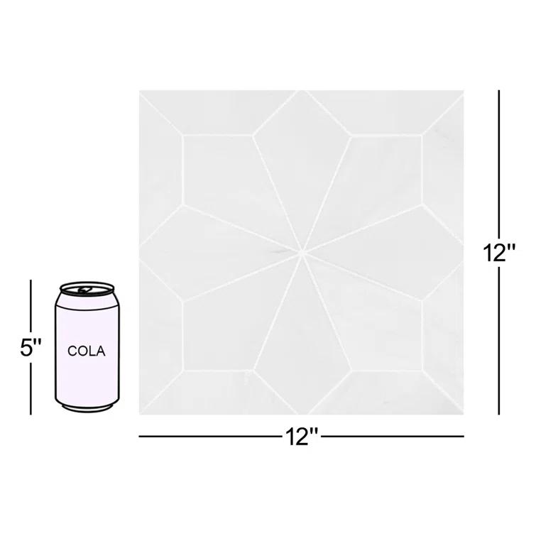 Blomma Marble Random Mosaic Wall & Floor Tile