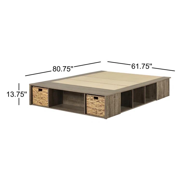 Prairie Storage Bed With Baskets
