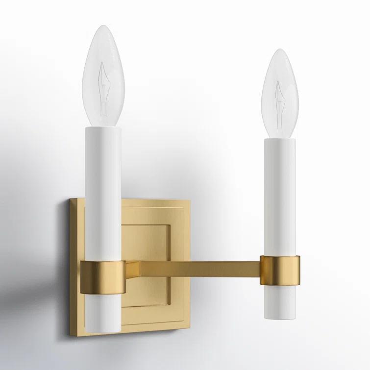 Annabel Steel Candle Wall Light