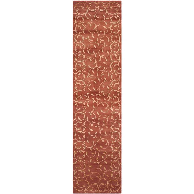 Sabha Hand Knotted Silk & Wool Pile Floral Rug