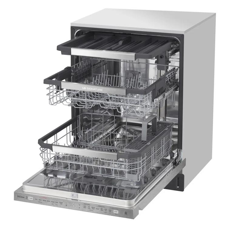 LG LG Smart Top Control Dishwasher with 1-Hour Wash & Dry, QuadWash® Pro, TrueSteam ®and Dynamic Heat Dry LDTH7972S
