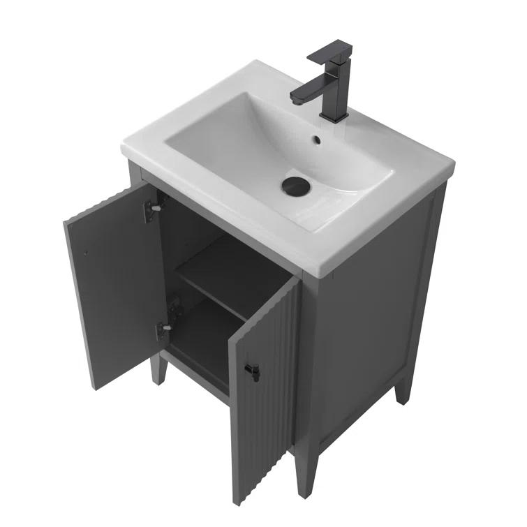 24" Single Bathroom Vanity Set