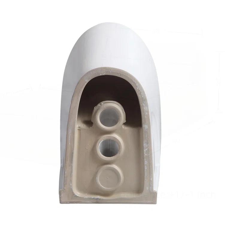 Small Compact One Piece Toilet Dual Flush