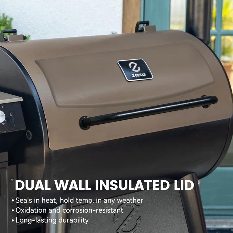 Z GRILLS 697 sq.in Pellet Grill with Temps Controller 2.1 and Latest Functions