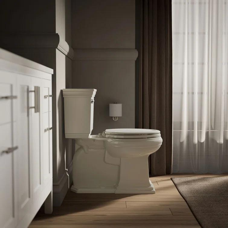 Stonewood Quiet-Close Compression-Molded Wood Toilet Seat