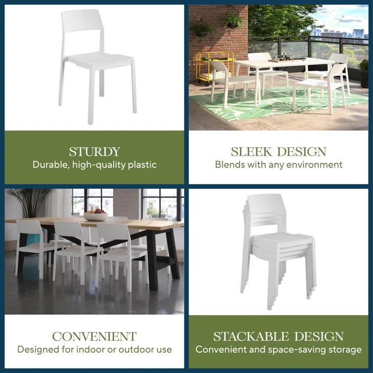 Chandler Outdoor Stacking Dining Side Chair