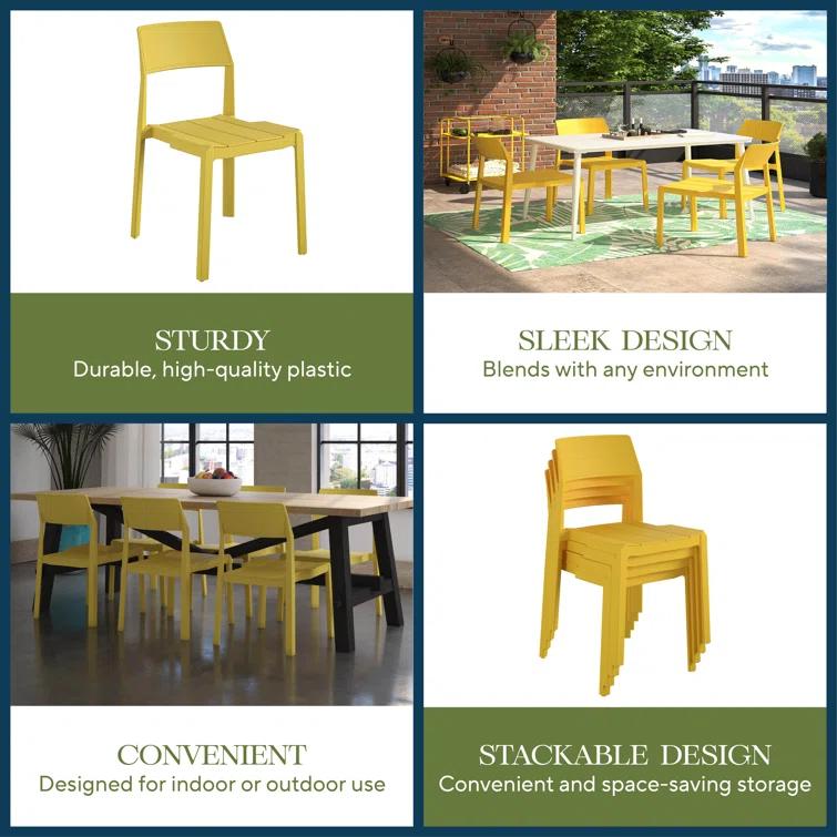 Chandler Stacking Patio Dining Side Chair