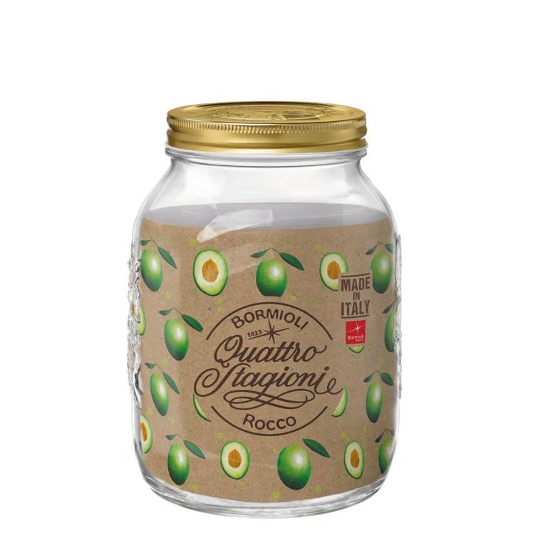 Bormioli Rocco Quattro Stagioni Food Jar wide Mouth (Set of 6)
