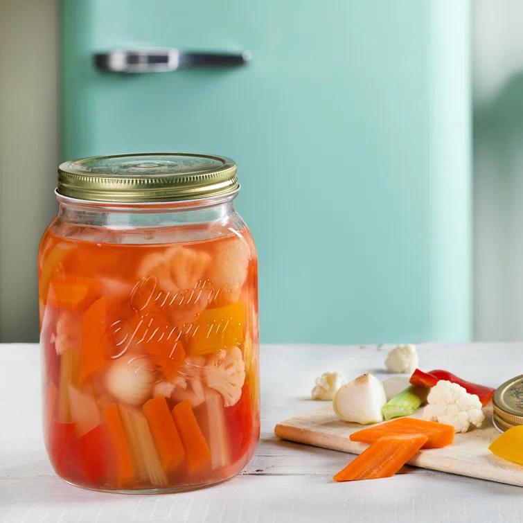 Bormioli Rocco Quattro Stagioni Food Jar wide Mouth (Set of 6)