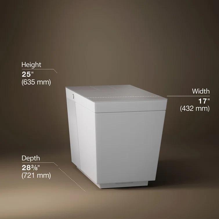 Numi 2.0 One-Piece Elongated Smart Toilet, Dual-Flush