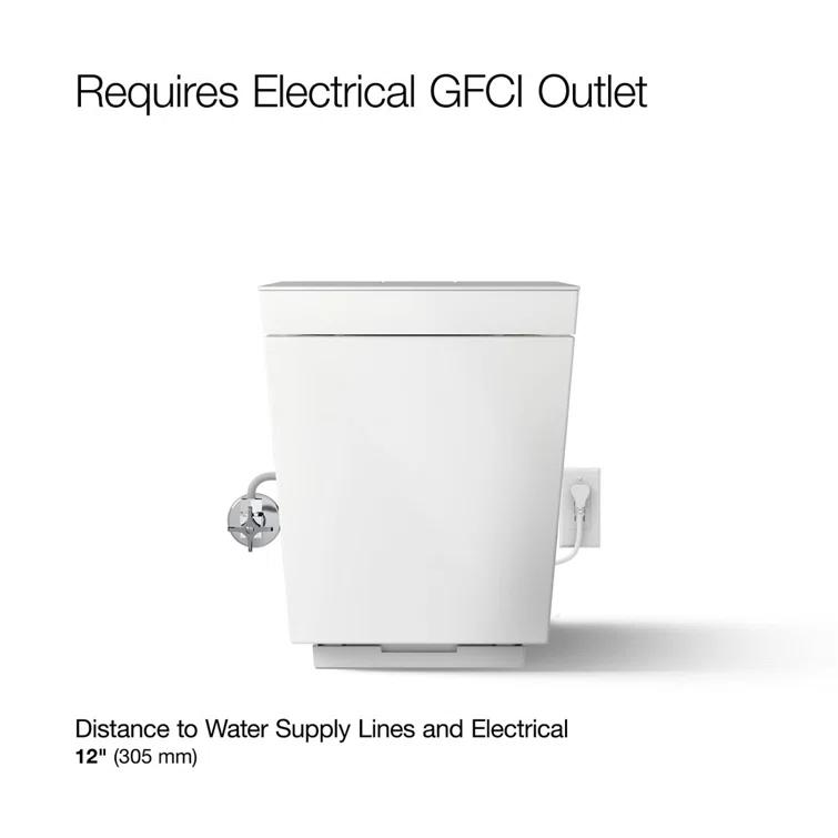 Numi 2.0 One-Piece Elongated Smart Toilet, Dual-Flush