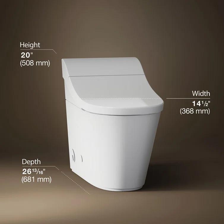 Innate One-Piece Elongated Smart Toilet, Dual-Flush