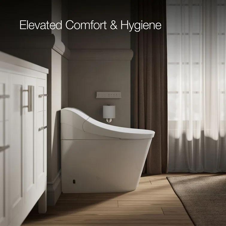 Innate One-Piece Elongated Smart Toilet, Dual-Flush