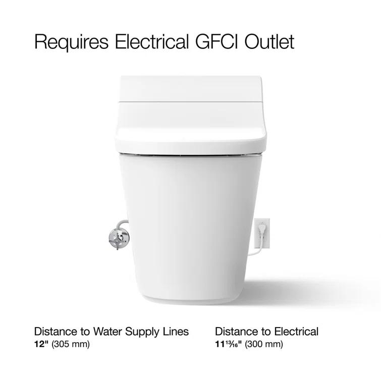 Innate One-Piece Elongated Smart Toilet, Dual-Flush