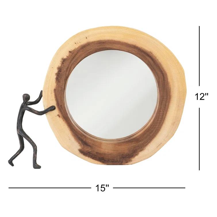 Phillips Collection Atlas Round Accent Mirror