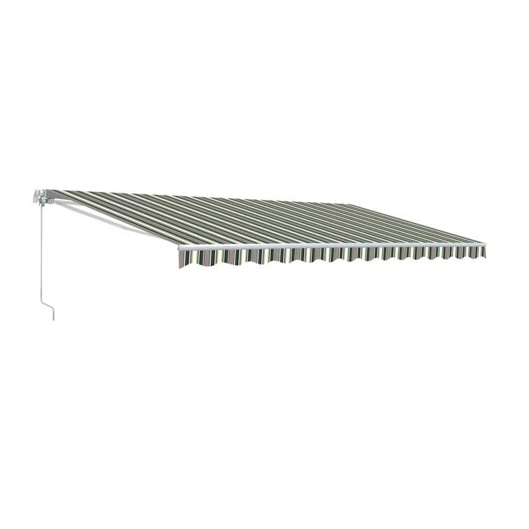Retractable Patio Awning - White Frame